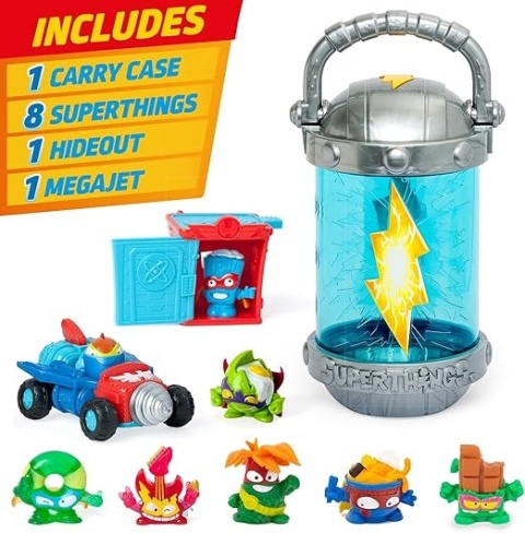 SUPERTHINGS Zestaw KAPSUŁA na figurki Kazoom CARRE CASE + 8 Figurek
