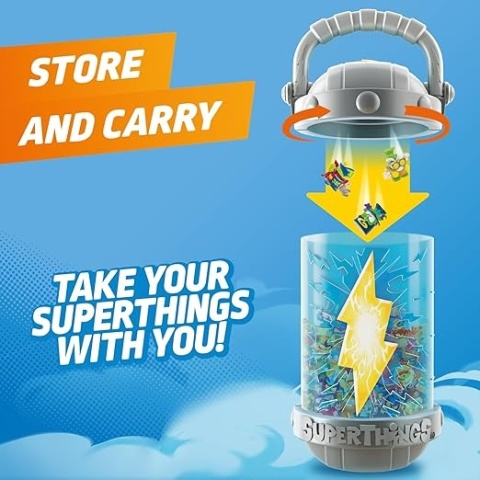 SUPERTHINGS Zestaw KAPSUŁA na figurki Kazoom CARRE CASE + 8 Figurek