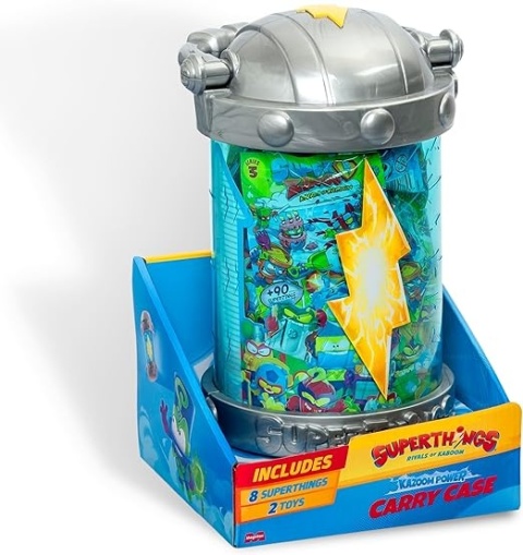 SUPERTHINGS Zestaw KAPSUŁA na figurki Kazoom CARRE CASE + 8 Figurek