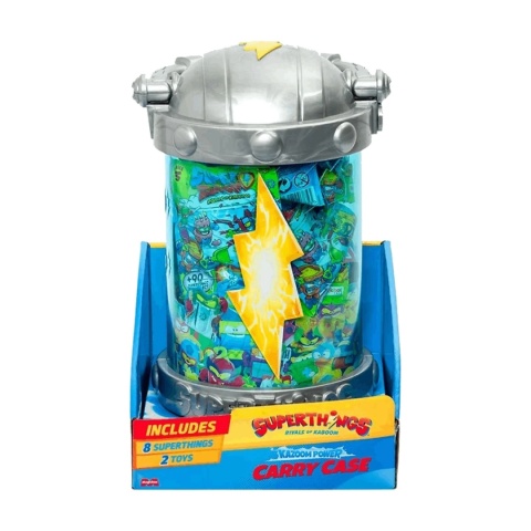 SUPERTHINGS Zestaw KAPSUŁA na figurki Kazoom CARRE CASE + 8 Figurek