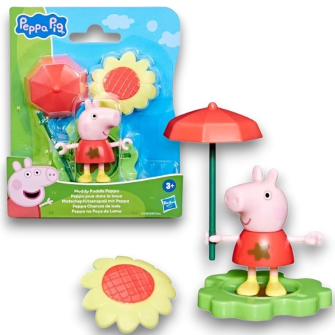 ŚWINKA PEPPA Zestaw BŁOTNISTA KAŁUŻA Figurka Peppa