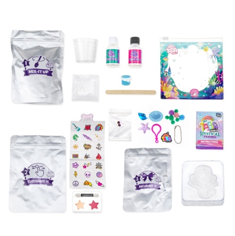 TABA WORLD DIY MISTYCZNI PRZYJACIELE Stwórz Brelok Squishy PEARL