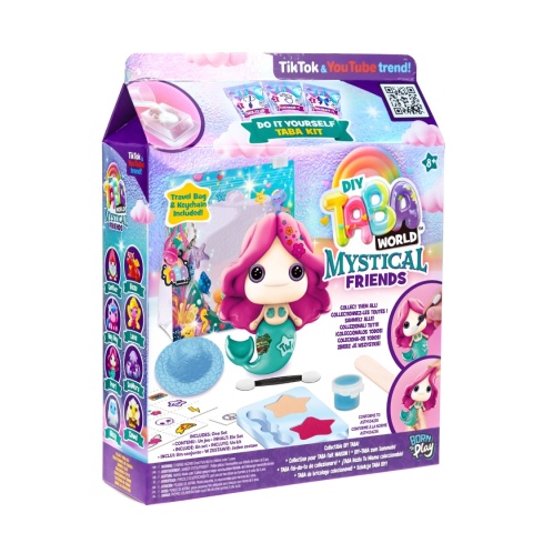 TABA WORLD DIY MISTYCZNI PRZYJACIELE Stwórz Brelok Squishy PEARL
