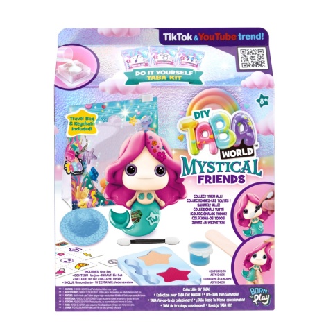 TABA WORLD DIY MISTYCZNI PRZYJACIELE Stwórz Brelok Squishy PEARL