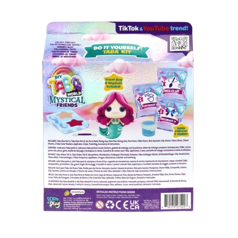 TABA WORLD DIY MISTYCZNI PRZYJACIELE Stwórz Brelok Squishy PEARL