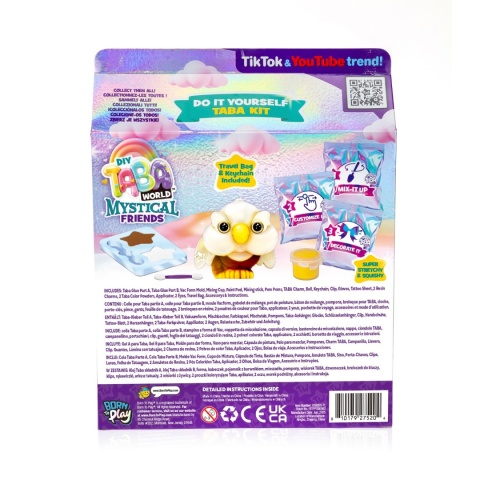 TABA WORLD DIY MISTYCZNI PRZYJACIELE Stwórz Brelok Squishy CLAWD