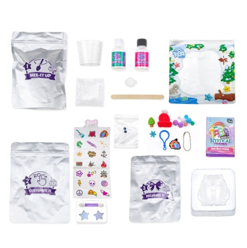 TABA WORLD DIY MISTYCZNI PRZYJACIELE Stwórz Brelok Squishy BLIZZY