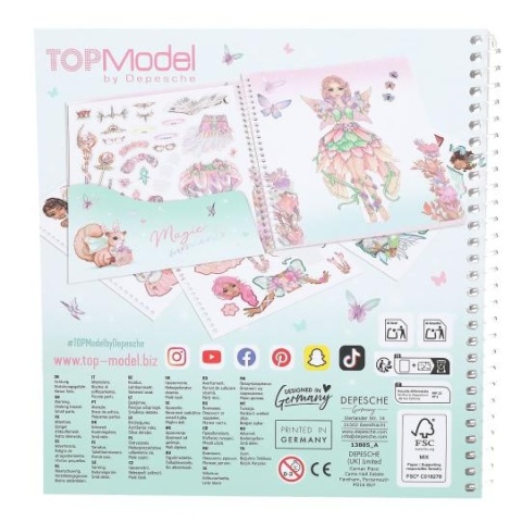 ZESTAW KREATYWNY TOP MODEL FANTASY DRESS ME UP DEPESCHE