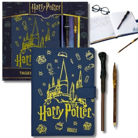 Zestaw Pamiętnik HARRY POTTER z długopisem i ołówkiem