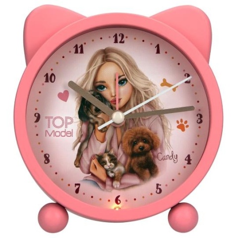 Zegar Budzik TOP MODEL FOR EVER FRIENDS Różowy