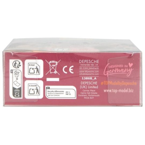 Zegar Budzik TOP MODEL FOR EVER FRIENDS Różowy