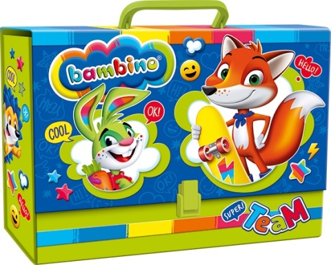 BAMBINO Teczka z rączką XL szkolna A4 dla dzieci