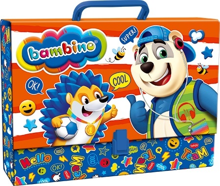 BAMBINO Teczka z rączką szkolna A4 dla dzieci