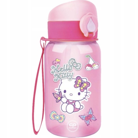 BIDON HELLO KITTY 500ml butelka na wodę ze słomką do szkoły