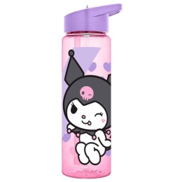 BIDON KUROMI 600 ml butelka na wodę lekki plastikowy szkolny