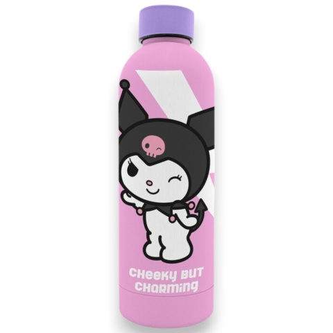 BUTELKA KUROMI 800 ml Bidon stal nierdzewna dziecięca