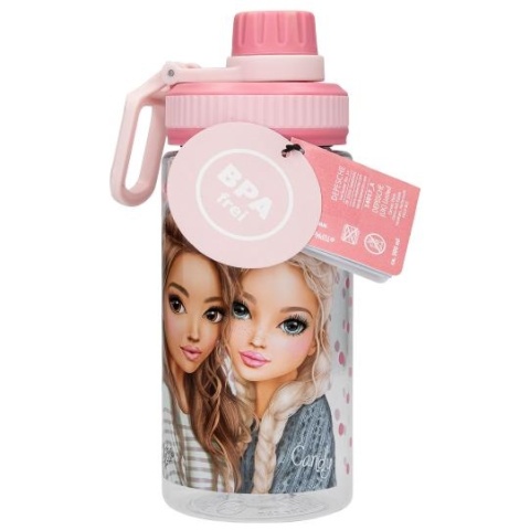 Bidon TOP MODEL DOTS butelka na wodę różowa szkolna 500ml