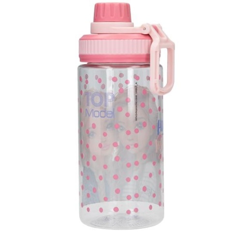 Bidon TOP MODEL DOTS butelka na wodę różowa szkolna 500ml