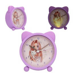 Budzik TOP MODEL Blooming Kitty podświetlany alarm zegar dla dzieci kotek