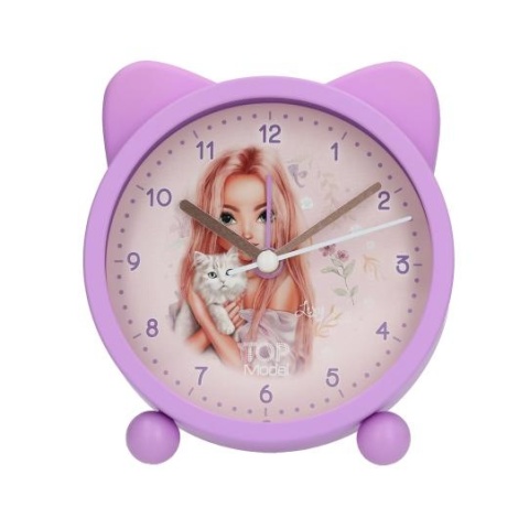 Budzik TOP MODEL Blooming Kitty podświetlany alarm zegar dla dzieci kotek