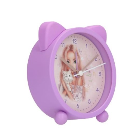 Budzik TOP MODEL Blooming Kitty podświetlany alarm zegar dla dzieci kotek