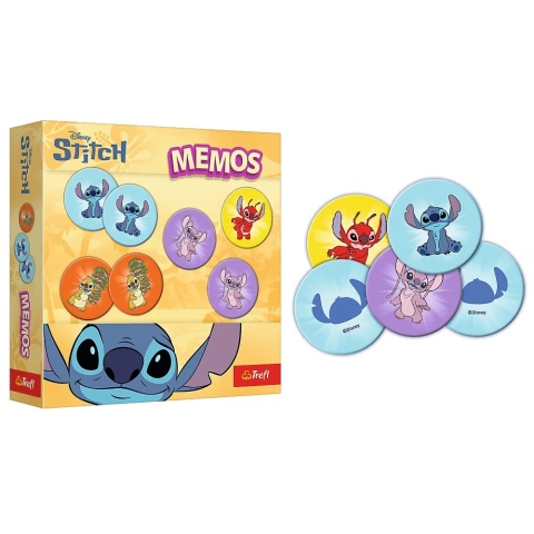 Gra dla dzieci Memos STITCH Memory TREFL