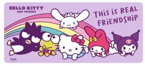 PODKŁADKA NA BIURKO HELLO KITTY dla dzieci MATA stół 80 x 35 cm