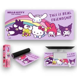 PODKŁADKA NA BIURKO HELLO KITTY dla dzieci MATA stół 80 x 35 cm