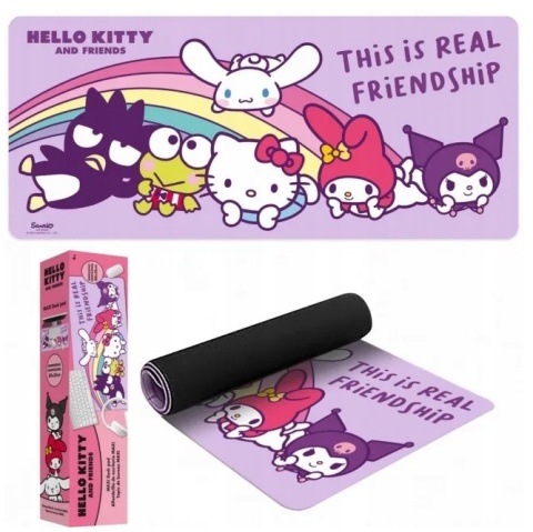 PODKŁADKA NA BIURKO HELLO KITTY dla dzieci MATA stół 80 x 35 cm