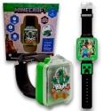 ZEGAREK EDUKACYJNY MINECRAFT z grami dla dzieci