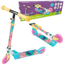 Hulajnoga dwukołowa STITCH składana 120mm regulowana dla dzieci