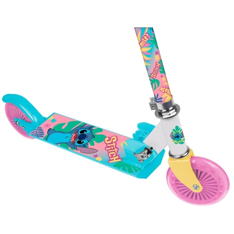 Hulajnoga dwukołowa STITCH składana 120mm regulowana dla dzieci