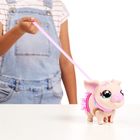 INTERAKTYWNA ŚWINKA BELLA Little Live Pets baletnica na smyczy