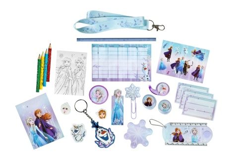 KALENDARZ SZKOLNY FROZEN 20 NIESPODZIANEK przybory szkolne