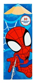 KALENDARZ SZKOLNY SPIDEY SPIDERMAN 20 NIESPODZIANEK przybory szkolne