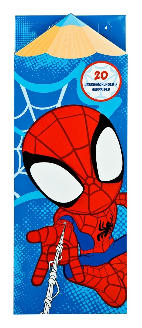 KALENDARZ SZKOLNY SPIDEY SPIDERMAN 20 NIESPODZIANEK przybory szkolne