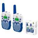 KRÓTKOFALÓWKI REAL MADRYT Walkie Talkie Pro 1 km LCD LED dzieci 2szt