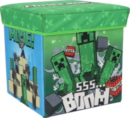 Kosz na zabawki MINECRAFT Pudełko 30x30x30cm
