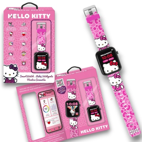 SMARTWATCH HELLO KITTY dziecięcy zegarek z aplikacją Bluetooth dla dzieci