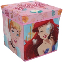Kosz na zabawki KSIĘŻNICZKI PRINCESS Pudełko 30x30x30cm
