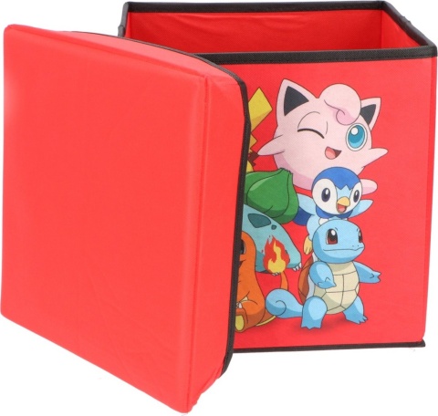 Kosz na zabawki POKEMON PIKACHU Pudełko 30x30x30cm