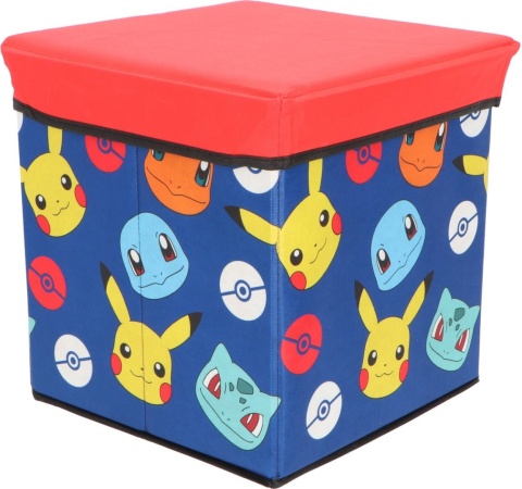Kosz na zabawki POKEMON PIKACHU Pudełko 30x30x30cm