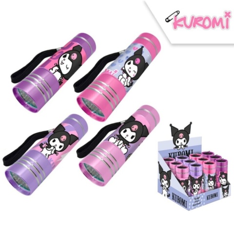 Latarka LED KUROMI 9cm dla dzieci 1szt.