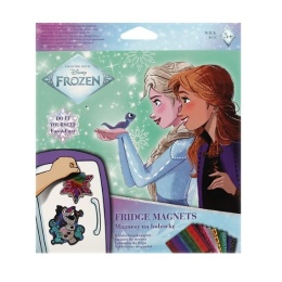 MAGNESY KRAINA LODU FROZEN 4 szt DIY zestaw kreatywny dla dzieci