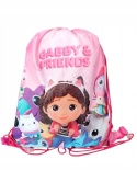 Worek szkolny KOCI DOMEK GABI Plecak Torba 40x35cm