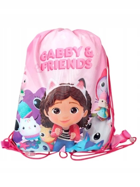 Worek szkolny KOCI DOMEK GABI Plecak Torba 40x35cm