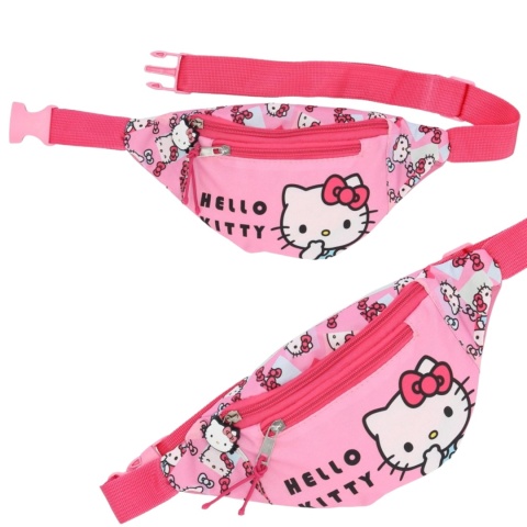 NERKA SASZETKA HELLO KITTY SANRIO torba biodrowa na pas 23x12x9 cm
