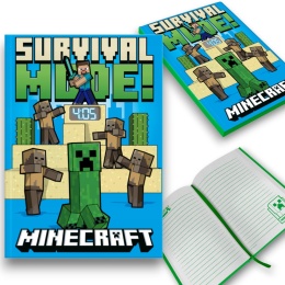 NOTATNIK MINECRAFT A5 z zegarkiem LCD zeszyt dla dzieci