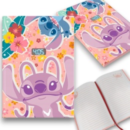 NOTATNIK STITCH A5 z zegarkiem LCD zeszyt dla dzieci