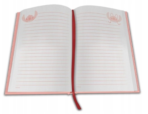 NOTATNIK STITCH A5 z zegarkiem LCD zeszyt dla dzieci